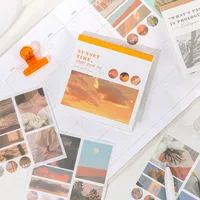 Fresh Artistic Oil Painting Scenery Series Paper Sticker Book Women's Diary Decoration Material 6 Styles main image 4