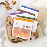 Fresh Artistic Oil Painting Scenery Series Paper Sticker Book Women's Diary Decoration Material 6 Styles main image 5