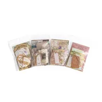 Vintage Retro Collection Material Pack Memory Post Office Series Handbook Diy Collage Base Material Stickers 4 Styles main image 4