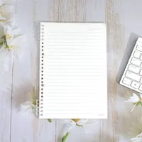 B5 Diy Self-made Plastic Cover Loose-leaf Notebook 26-hole A5 Frosted Pp Cover Office/cultural/notebook/notepad sku image 22