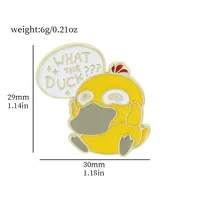 Cartoon Style Cute Cartoon Alloy Stamping Stoving Varnish Plating Unisex Brooches sku image 27