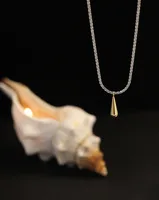 Elegant Simple Style Geometric 304 Stainless Steel Titanium Steel Plating 18K Gold Plated Women's Pendant Necklace main image 1