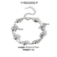 Casual Romantic Pastoral Starfish Conch Red Heart 304 Stainless Steel 18K Gold Plated Unisex Bracelets main image 2