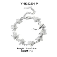 Casual Romantic Pastoral Starfish Conch Red Heart 304 Stainless Steel 18K Gold Plated Unisex Bracelets main image 6