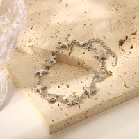 Casual Romantic Pastoral Starfish Conch Red Heart 304 Stainless Steel 18K Gold Plated Unisex Bracelets main image 8