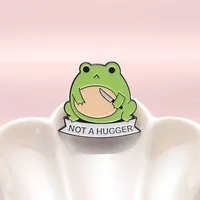 Cartoon Style Cute Cactus Hedgehog Frog Zinc Alloy Plating Unisex Brooches main image 4