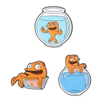 Cartoon Style Cute Fish Zinc Alloy Plating Unisex Brooches main image 5