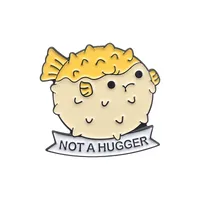 Cartoon Style Cute Cactus Hedgehog Frog Zinc Alloy Plating Unisex Brooches sku image 2