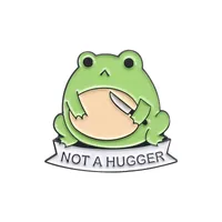 Cartoon Style Cute Cactus Hedgehog Frog Zinc Alloy Plating Unisex Brooches sku image 4