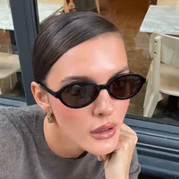 Classic Style Commute Solid Color Pc Oval Frame Full Frame Glasses main image 1
