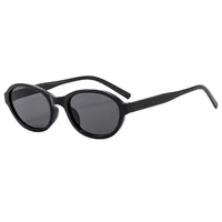 Classic Style Commute Solid Color Pc Oval Frame Full Frame Glasses main image 4
