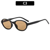 Classic Style Commute Solid Color Pc Oval Frame Full Frame Glasses sku image 3