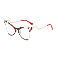 Simple Style Classic Style Color Block Pc Butterfly Frame Full Frame Glasses sku image 1