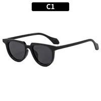 Classic Style Streetwear Solid Color Pc Special-Shaped Mirror Full Frame Glasses sku image 1