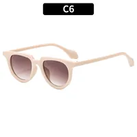 Classic Style Streetwear Solid Color Pc Special-Shaped Mirror Full Frame Glasses sku image 6