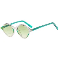 Vintage Style Simple Style Solid Color Pc Polygon Full Frame Glasses main image 1
