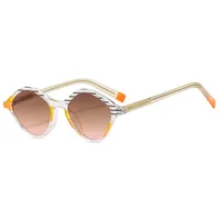 Vintage Style Simple Style Solid Color Pc Polygon Full Frame Glasses main image 2