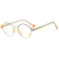 Vintage Style Simple Style Solid Color Pc Polygon Full Frame Glasses sku image 9