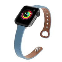 Casual Solid Color Stainless Steel Leather Watch Bands & Straps sku image 2