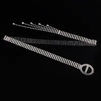 Simple Style Solid Color Metal Women's Chain Belts main image 3