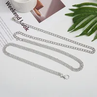 Basic Solid Color Metal Women's Chain Belts main image 3