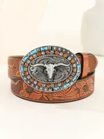 Punk Streetwear Cattle Pu Leather Alloy Unisex main image 1