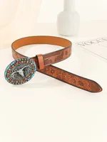 Punk Streetwear Cattle Pu Leather Alloy Unisex main image 4