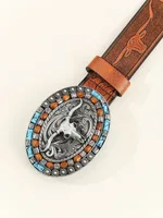 Punk Streetwear Cattle Pu Leather Alloy Unisex main image 3