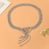 Elegant Heart Shape Copper Unisex Chain Belts main image 5