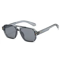 Simple Style Gradient Color Solid Color Pc Square Full Frame Glasses sku image 7