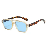 Simple Style Gradient Color Solid Color Pc Square Full Frame Glasses sku image 8