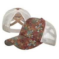 Women's Simple Style Classic Style Geometric Flower Curved Eaves Baseball Cap sku image 5
