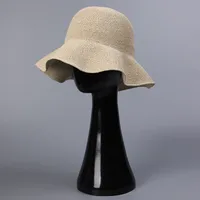 Women's Vacation Modern Style Solid Color Big Eaves Straw Hat sku image 7