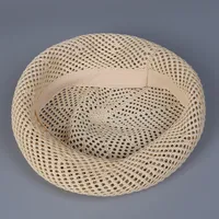 Women's Basic Simple Style Solid Color Hollow Out Eaveless Beret Hat main image 3