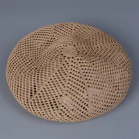 Women's Basic Simple Style Solid Color Hollow Out Eaveless Beret Hat sku image 2