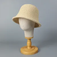 Women's Simple Style Classic Style Solid Color Curved Eaves Bucket Hat Bucket Hat main image 2