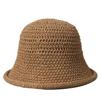 Women's Simple Style Classic Style Solid Color Curved Eaves Bucket Hat Bucket Hat main image 3