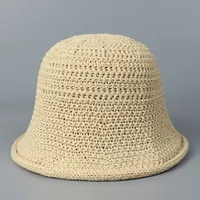 Women's Simple Style Classic Style Solid Color Curved Eaves Bucket Hat Bucket Hat sku image 3
