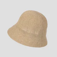 Women's Vacation Classic Style Solid Color Curved Eaves Bucket Hat sku image 2