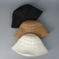 Women's Hawaiian Vacation Solid Color Wide Eaves Bucket Hat main image 1