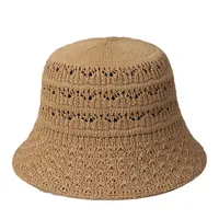 Women's Hawaiian Vacation Solid Color Wide Eaves Bucket Hat main image 5