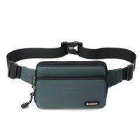 Men's Oxford Cloth Letter Streetwear Square Zipper Fanny Pack sku image 5