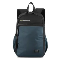 Color Block Casual School Backpack sku image 2