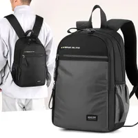Color Block Casual School Backpack main image 1