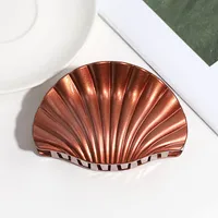 Women's Modern Style Classic Style Shell Plastic Hair Claws sku image 1