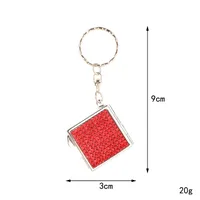 Glam Glittery Rhinestone Metal Unisex Keychain main image 2