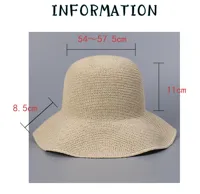 Women's Vacation Modern Style Solid Color Big Eaves Straw Hat main image 2