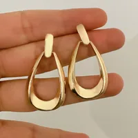 1 Pair Simple Style Classic Style Geometric Plating Alloy Drop Earrings main image 1