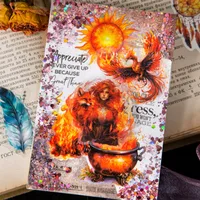 40 Sheets Per Pack Cartoon Character Hat Magic Wand Learning School PET Nordic Style Retro Stickers main image 8