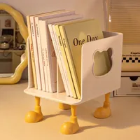 1 Piece Bear Solid Color Daily Plastic Modern Style Book Stand main image 3